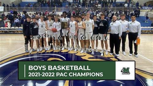 Boys Basketball 2021-2022 PAC Champions